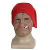 Party Masks 5PCS Smoke Grandma Realistic Old Women Face Mask Halloween Horrible Latex Mask Scary Full Head Creepy Wrinkle Face Cosplay Props 230906