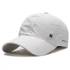 Ball Caps Summer Men Solid Mesh Baseball Cap Women Outdoor Sports Fashion Quick Drying Breathable Waterproof Hat Sun Visor Original Design