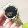 Zegarek na ręce luksusowe męskie zegarki Diamond Top Designer Mechanical Automatic Ruch zegarowy Zespół ze stali nierdzewnej Zespół Złot Gold Watch Birthday Christmas GI