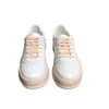 Schuhe G Familie bestickt Little White Four Seasons dicker alleiner atmungsaktiv