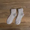 Damensocken, Produkt, Wolle, japanischer Retro-Stil, weich, einfarbig, Röhre, niedlich, atmungsaktiv, sportlich