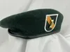 Bérets de la guerre du Vietnam, armée américaine, 5ème groupe des FORCES spéciales, béret vert noirâtre, deuxième rang de LIEUTENANT, chapeau militaire, toutes tailles