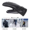 Fünf-Finger-Handschuhe, elektrisch, beheizte Handschuhe, wiederaufladbar, USB-Handwärmer, Heizhandschuhe, Winter, Motorrad, Thermo-Touchscreen, Fahrradhandschuhe, wasserdicht, 230906