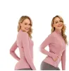 Designerjacken für Reißverschluss Schnelltrocknen Yoga-Kleidung Training Running Jacke Frauen schlanker Fachmantel CHG23090718-6 Megogh