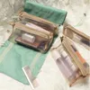 Bolsas de cosméticos Estuches Esteticista Artículos de tocador Pinceles de maquillaje Lápiz labial Organizador de almacenamiento Mujeres Malla Maquillaje Caja Bolsas Bolsa de cosméticos de viaje bolsa de maquillaje 230906