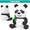 Bloki 1368pcs Panda Zabawki Zabawek Budowa Zabucia Mikro Educational Zwierzęta Diamentowe zabawki dla dzieci Prezenty R230907