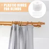 Curtain Accessories Roman Rings Shade Repair Parts Plastic Blinds White Sheer Curtains Pull Cord Kit