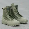 Stövlar oss militära läderstövlar för män Combat Bot Infantry Tactical Boots Askeri Bot Army Bots Army Shoes Erkek Ayakkabi 230907