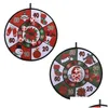 Decorazioni natalizie Palline Gioco da tavolo per freccette Set Natale per bambini 4 Appiccicoso Sicuro Set per famiglie adorabili Ornamenti Consegna a domicilio Giardino festivo Dhkox