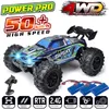 ElectricRC Auto Rc Off Road 4WD mit LED-Scheinwerfer 116 Scale Rock Crawler 4WD 24G 50KM High Speed Drift Fernbedienung Monster Truck Spielzeug 230906