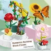 Bloki bukiet Perpetual Tulip Block Block Flower Model Dekoracja domowa Zespół doniczkowy Walentynki Prezenty dla dzieci R230911