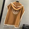 BUR logo grigio jacquard scialle con cappuccio misto lana-cashmere scialle allentato comodo morbido caldo scialle da donna cappotto scialle casual da uomo con cappuccio articolo di moda firmato y007