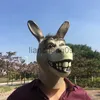 Party Masks Adult Creepy Funny Latex Donkey Horse Head Animal Mask Halloween Cosplay Zoo Props Party Festival Costumes Mask one size x0907