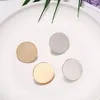 Round Shaped Golden Earrings Simple Metal Vintage Earrings For Women Fashion Jewelry Girls Earring Brincos Wholesale YME086