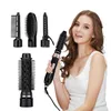 Hair Dryers Air Brush 4 Head Replaceable Dryer Comb One Step Blower Strong Wind Electric Straightener Roller Curler Styling Tools 230906