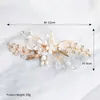 Wedding Hair Jewelry Miallo Fashion Wedding Hair Clips Flowers Bridal Hair Jewelry Accessories Handmade Hair Ornaments Headpieces 230907