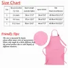 Clothing Sets Children Chef Apron Hat Front Pocket Bib Boy Girls Adjustable Kitchen Craft For Baking Painting Cooking Training Wear