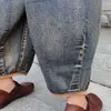 Kvinnors jeans Autumn Arrival Arts Style Women Elastic midja Löst denim Harem Pants Kvinnlig vintage Högkvalitativ D574