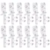 Curtain 12 Pcs Blinds Accessories Accessory Clip Plastic Clamps Valance Installation Tool Clips Transparent Replacement