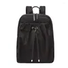 Sacs d'école sac pour femme sac à dos esthétique Design de mode fille tissu plissé cordon mignon mince sac à dos pliable cartable léger