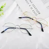 Sunglasses Cat Ear Anti Blue Light Eyeglasses Metal Thin Round Frame Fashion Cute Glasses For Girls Computer Spectacles Eyes Protection