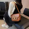 2023 Solid Fashion Personalized Daily Commuting Small Single Shoulder Crossbody Metal Buckle Women's Bag Cheap Outlet 50% Off