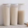 Storage Bottles Dry Food Box Transparent Spaghetti Containers Kitchen Noodles Grains Sealed Tank Home Organizers