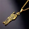 Pendant Necklaces ChainsPro Jesus Piece & Pendants Gold Color Stainless Steel Wholesale Necklace Woman Men Jewelry Christian Gift P958