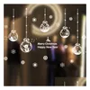 Décorations de Noël 38 styles Stickers muraux Vacances d'hiver Fenêtre antistatique Drop Livraison Maison Jardin Fête Fournitures Dhoxs