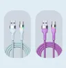 1M RGB LED LIGHT USB CABLE TYPE-C 빠른 충전 빌드 인 인텔리전스 칩 3A 빠른 충전 케이블