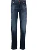 Designer Jeans Mannen Kiton Mid-rise Rechte Gescheurde Jeans Lente Herfst Verontruste Lange Broek voor Man Nieuwe Stijl Denim Broek