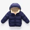 Jassen Baby Kinderen Jassen Winter Dikke Jassen Voor Jongens Warme Pluche Dikker Bovenkleding Voor Meisjes Bont Capuchon Kinderkleding Snowsuit 230906