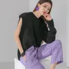 Suéter feminino moda assimétrica pullovers de malha mulheres manga única coreano sexy suéter escritório senhora streetwear o pescoço