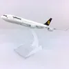 Modèle d'avion 16 cm 1 400 échelle Air allemand Lufthansa avion Airbus 340 A340 modèle W base en alliage avion avion à collectionner modèle de jouet d'affichage 230906