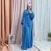 Ropa étnica Abayas Khimar Hijab Ropa Kaftan Dubai Abaya Mujer Vestido de oración islámica Turquía Burka Mujeres musulmanas Chilaba Arabia Ramadán