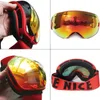 Skibrille UV400 Antifog Doppelschichten Skibrille Big Lens Skimaske Brille Skifahren Schnee Snowboard Brillen Spiegel Polarisierte Brille für Herren 230906