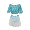 Women's Swimwear Three Pieces Bikini Set Cover Up Women Halter Bandage Bra Off Shoulder Crop Top Lace Hollow Out Mini Tulle Skirt