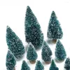 Decorazioni natalizie Arte Bellissimo mini albero artificiale di alta qualità Puntelli Segno Regalo Decorazioni per la casa Ghirlanda di base in legno di pino