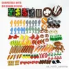 BLOCKS FULL SET Byggnadsblock City Food Accessories Fruit Chicken Dog Diy Toys Parts Compatible R230907