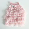 Vestido de vestuário para cães, saia de renda de casamento para animais de estimação, moda verão, tutu, filhote de cachorro, roupas de gato, yorkies, maltês, shih tzu, fantasia de cachorrinho feminino