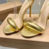 Sandali con tacco alto sandali di lusso firmati donna Gianvito Rossi Sandali pantofola estiva a spillo da 8,5 cm con esterno sottile scarpa da donna