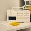 Blocks Retro Radio Tape Building Blocks Set Recorder Machine Model Toys for Children R230907