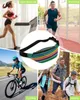 Waist Bags Geometric Rainbow Stripes Boho Style Men Women Waist Bag Fanny Pack Purse Phone Belt Bag Wallet Pouch Waterproof Banana Hip Bags 230907