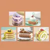 Vliegtuigmodel Bouwstenen gebakjes voedselmodellen desserts taartdecoraties creatieve montage kinderpuzzel speelgoed geschenken 230907