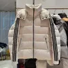 Palm Designer Down Mens and Womens Angela Monclaire Puffer płaszcz kurtki zimowe kurtki modowe parkas klasyczne kanadyjskie kamizelki gęsi trend mody płaszcz para