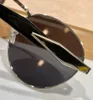 Retro Ronde Zonnebril 56z Goud Grijs Lens Mannen Vrouwen Zomer Sunnies gafas de sol Sonnenbrille UV400 Brillen met Doos