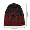 Bonnet / Skull Caps Tentacules rouges Bonnet Chapeau Tricot Chapeau Hommes Femmes Cool Unisexe Poulpe Calmar Céphalopode Cthulhu Chaud Hiver Skullies Bonnets Casquettes x0907