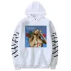 Hoodies للسيدات Elvana Gjata هوديي النساء رجال طويل الأكمام من النوع الثقيل للجنسين للجنسين.