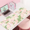 Autres fournitures scolaires de bureau Floral Grand Tapis de souris Kawaii Rose Bureau Pad XXL Big Anime Computer Mat Mignon pour les femmes Décoration 230907