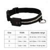 Dog Collars Light Up Collar Rechargeable Water Resistant Safety For Dogs Pet Glow Night Walking With Bright And